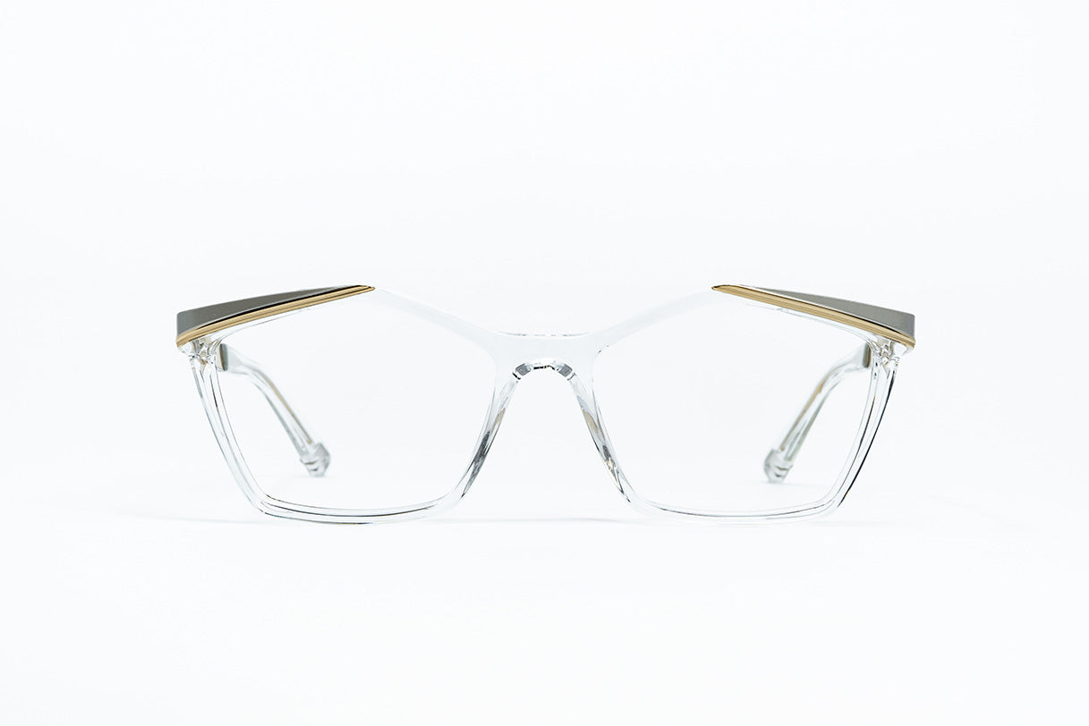 Cazal style cheap clear lens glasses