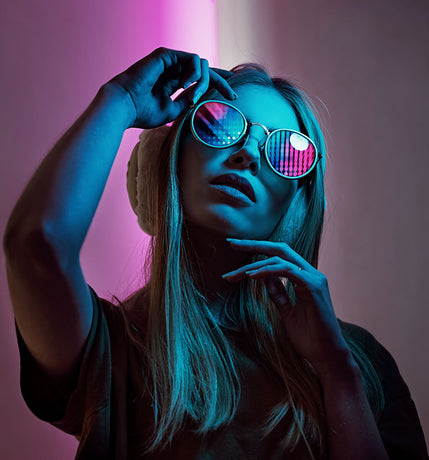 Women's glasses and sunglasses